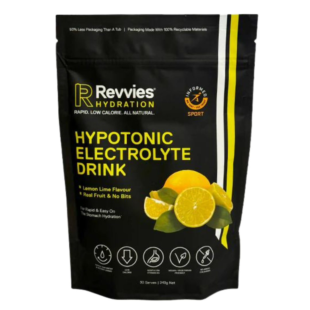 Revvies Hydration - Hypotonic Electrolyte Drink - Lemon Lime