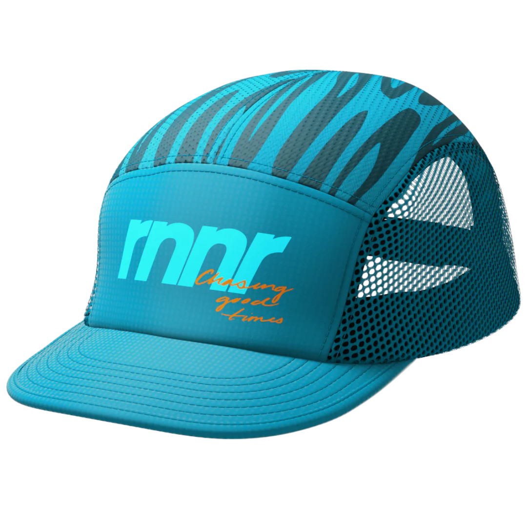 RNNR - Distance Hat - Drippy Cheetah Teal