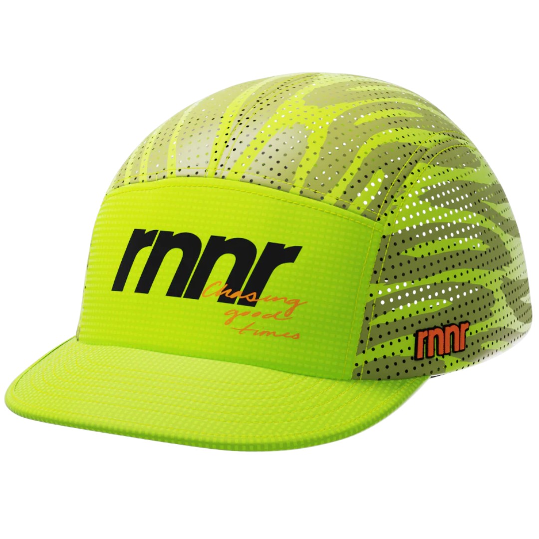 RNNR - Pacer Hat - Drippy Cheetah Green