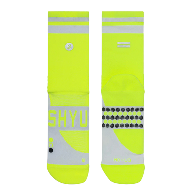 SHYU - Racing Socks - Volt/White/White - Flat