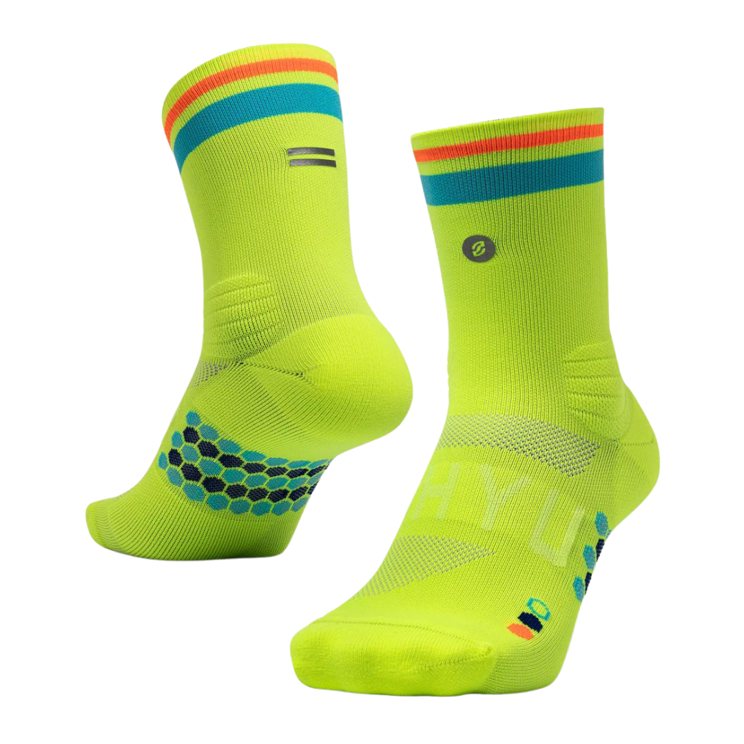 SHYU - Racing Socks - Volt/Pacific/Orange