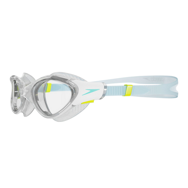 Speedo - Women's Biofuse 2.0 - Blue/Clear/White (Side)