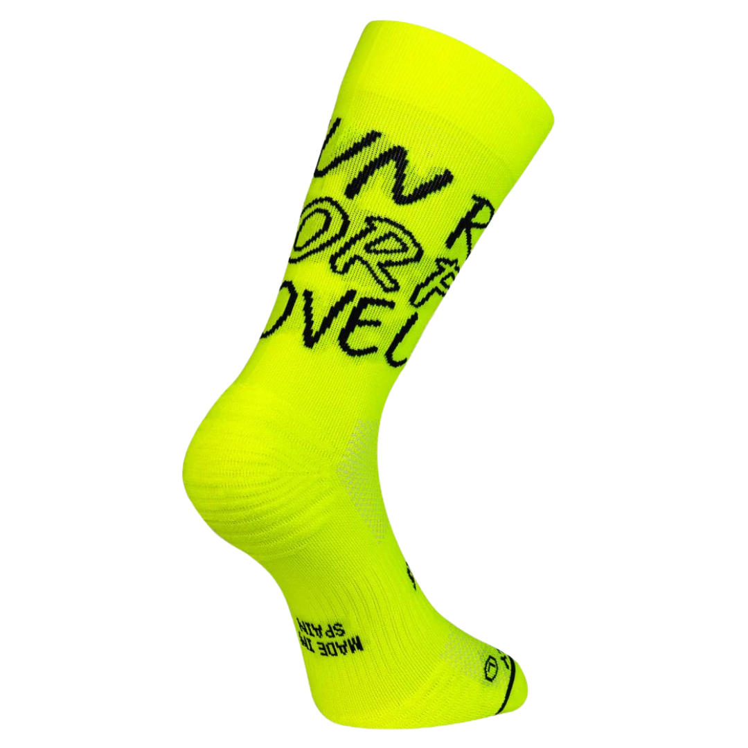 Sporcks - Running Sock - Run For Love Yellow