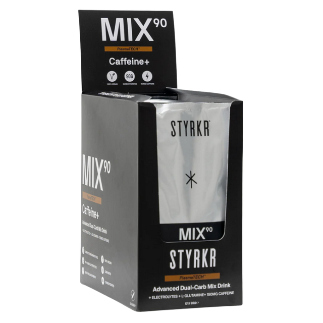 Styrkr - Dual-Carb Energy Drink Mix - MIX90 (with caffeine) - Box of 12