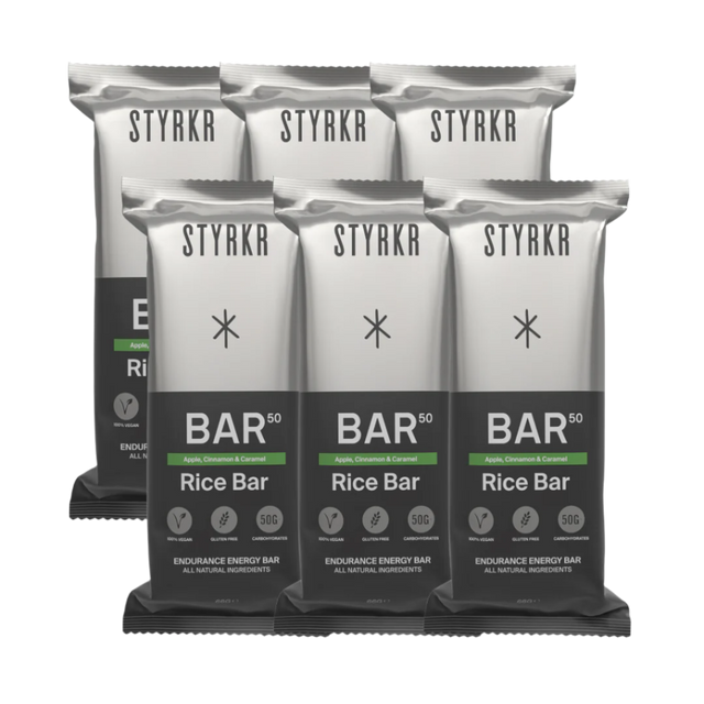 Styrkr - Energy Bar - Bar50 - Apple Cinnamon Caramel - 6 Pack