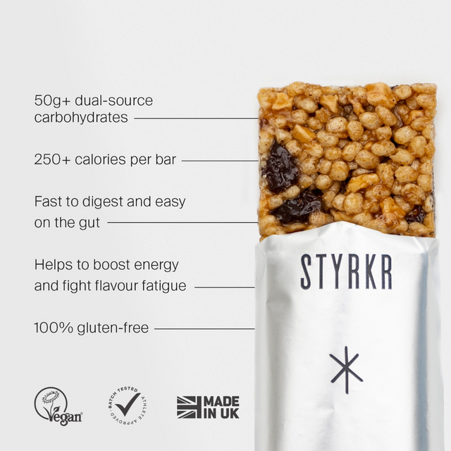 Styrkr - Energy Bar - Bar50 - Apple Cinnamon Caramel - Info