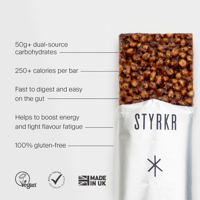 Styrkr - Energy Bar - Bar50 - Dark Chocolate Chip - Info