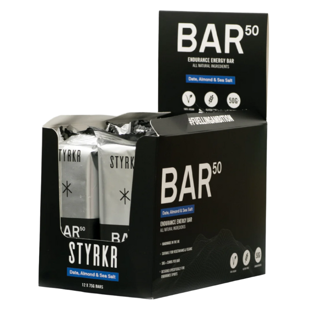 Styrkr - Energy Bar - Bar50 - Date & Almond - Box of 12