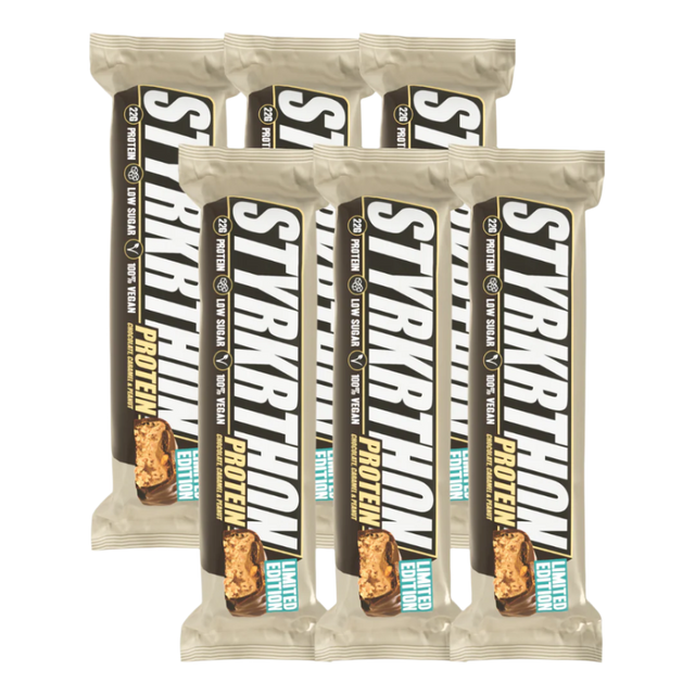 Styrkr - Protein Bar - Styrkrthon - Chocolate Caramel & Peanut - 6 Pack