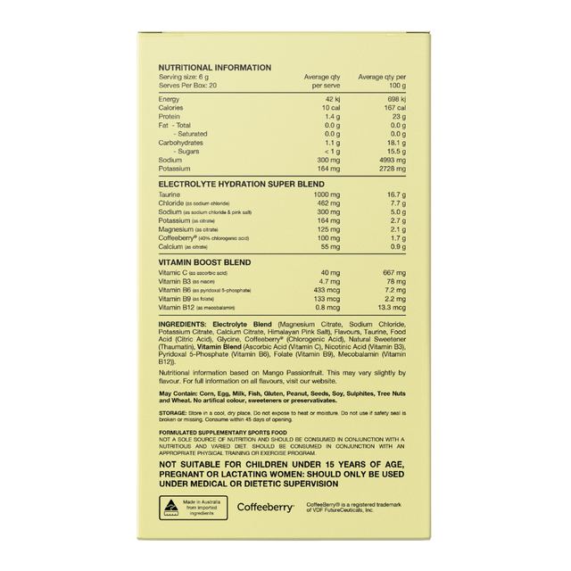 Switch Nutrition - Hydrate Switch - Assorted Flavours (Back)