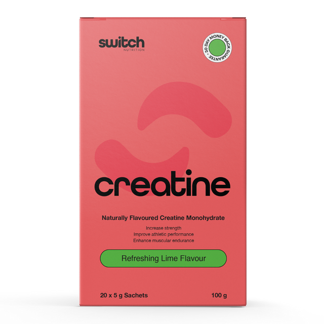 Switch Nutrition - Flavoured Creatine Sachets - Lime (Front)