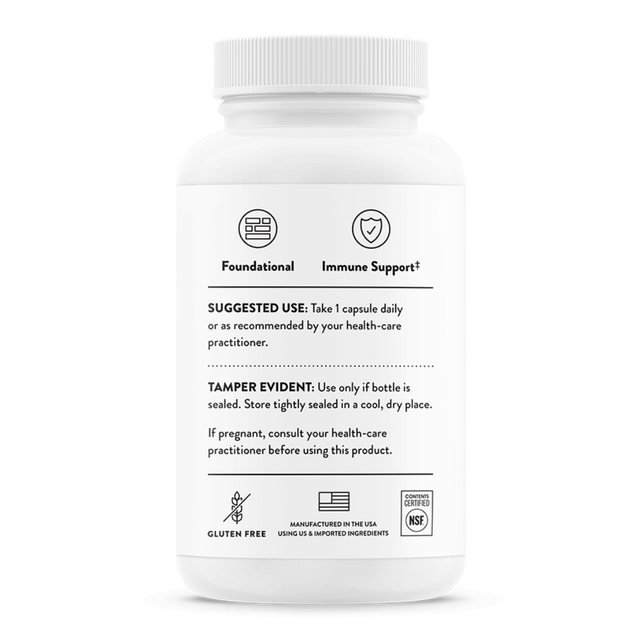 Thorne - Zinc Bisglycinate - 30mg (Back)