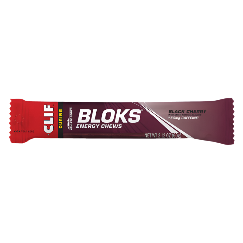 Clif Bar - Clif Bloks Energy Chews - Black Cherry (with caffeine) 60g