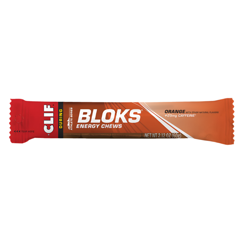 Clif Bar - Clif Bloks Energy Chews - Orange (with caffeine) 60g