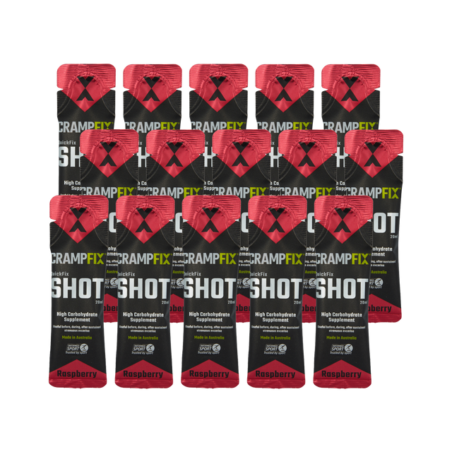 Crampfix - QuickFix Shots - Raspberry pack of 15