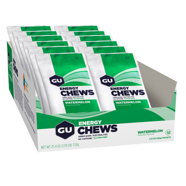 Gu Energy Watermelon Chews Box of 12