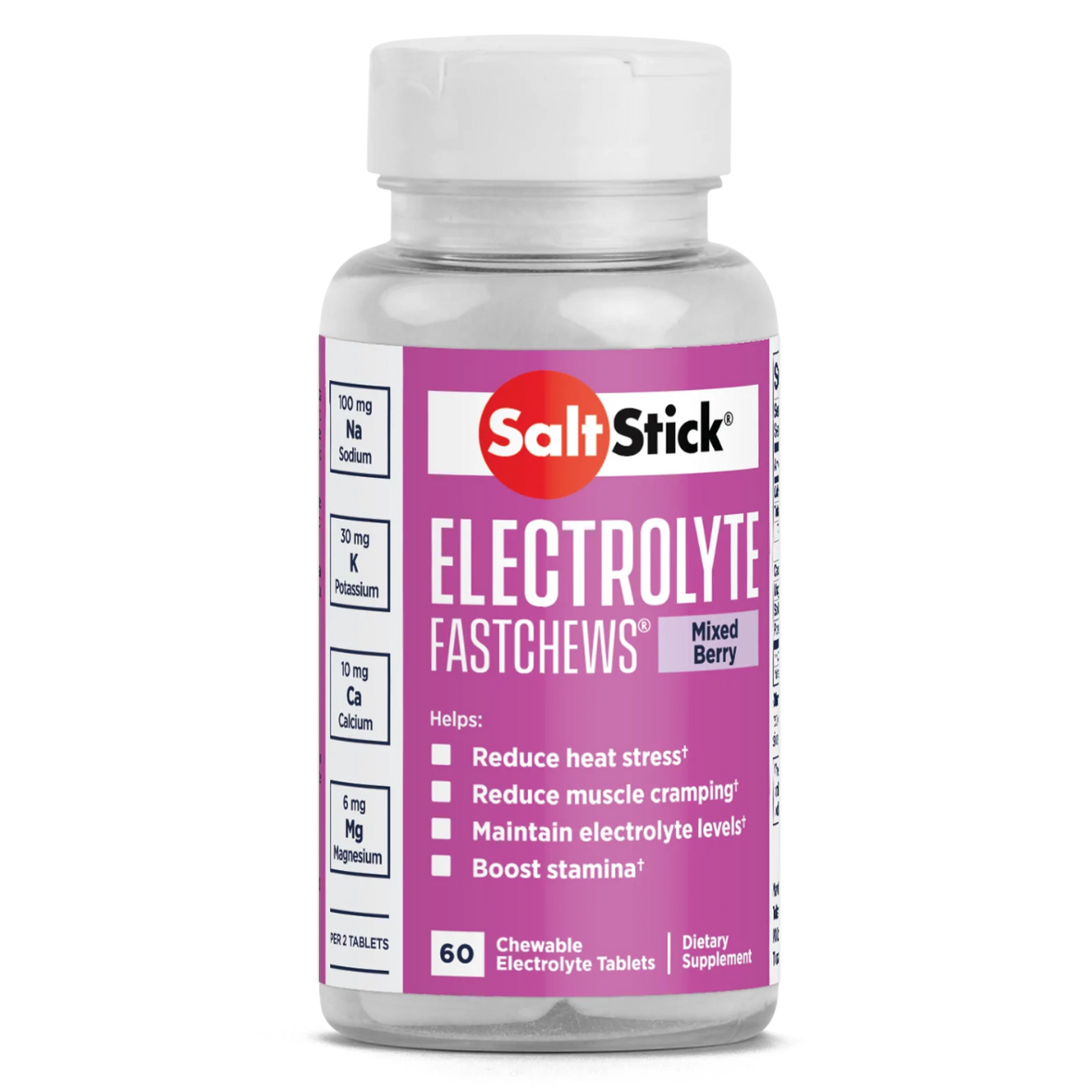 SaltStick Mixed Berry Electrolyte FastChews tablets