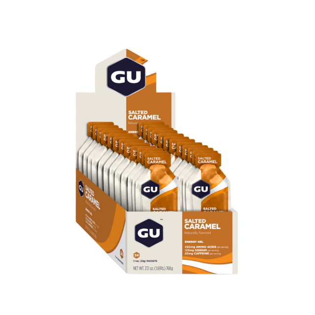 GU Energy Gels Salted Caramel Box of 24