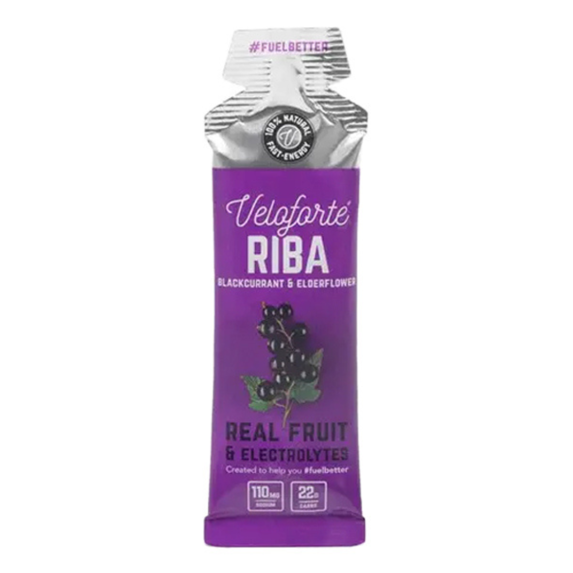 Veloforte - Energy Gels - Riba (Blackcurrant & Elderflower)