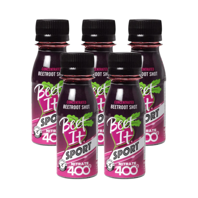 A five-pack of Beet It Sport.