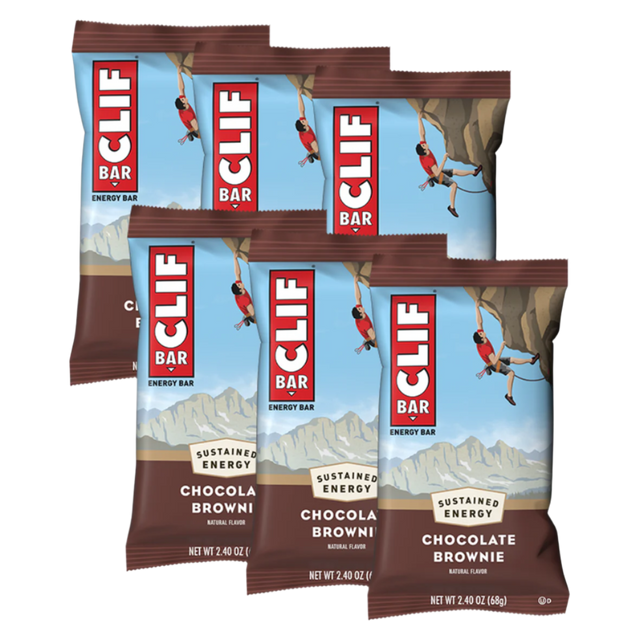 Clif Bar - Energy Bars - Chocolate Brownie - 6 Pack