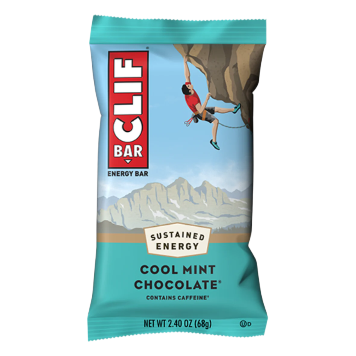 Clif Bar - Energy Bars - Cool Mint Chocolate 68g