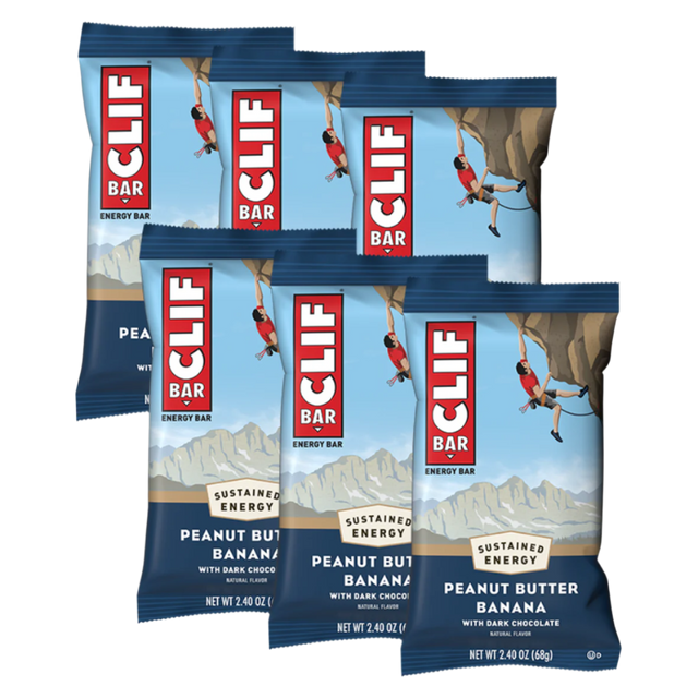 Clif Bar - Energy Bars - Peanut Butter Banana - 6 Pack