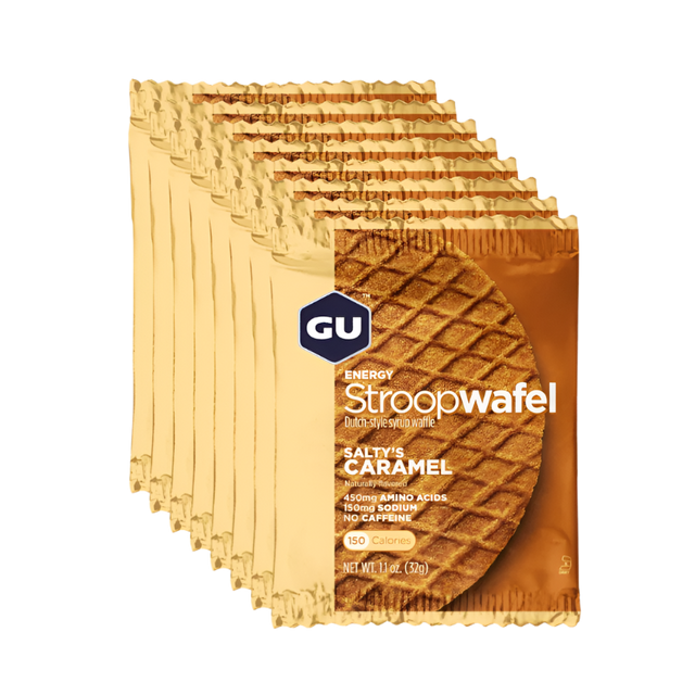 GU Energy - Stroopwafels - Salty's Caramel (32g) - 8 Pack