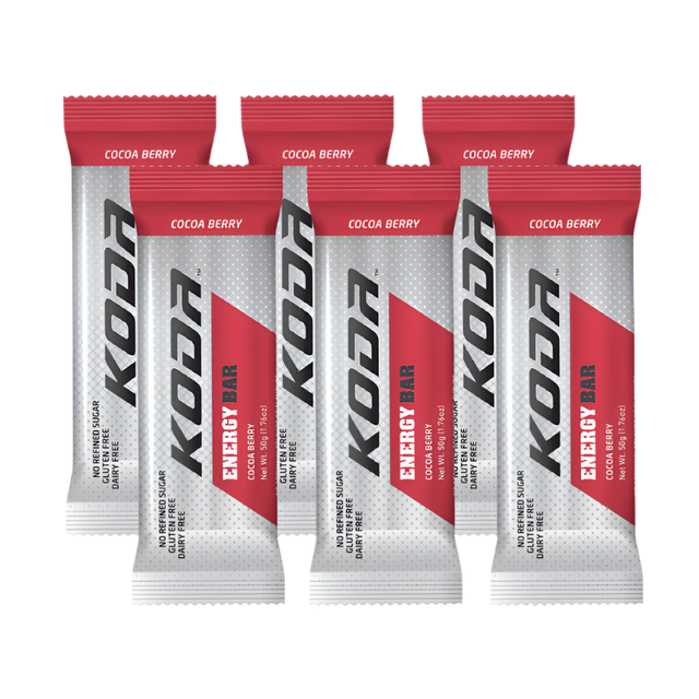 KODA Nutrition Cocoa Berry Energy Bar (6 pack)