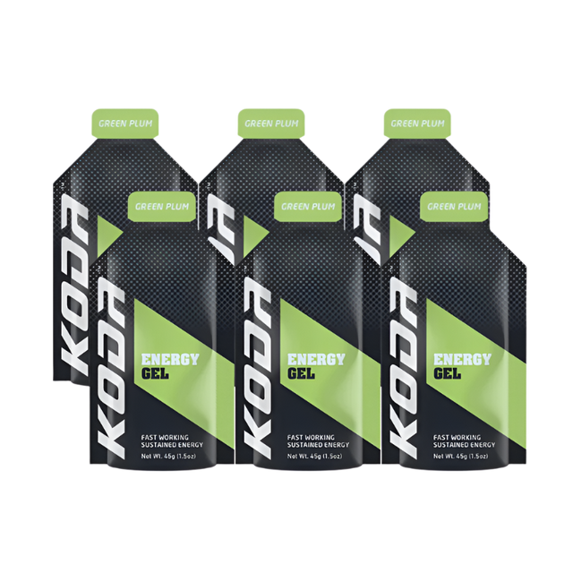 Koda Nutrition - Energy Gels - Green Plum - 6 Pack