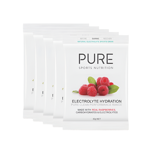 Pure Sports Nutrition - Electrolyte Raspberry (42g) - 5 Pack