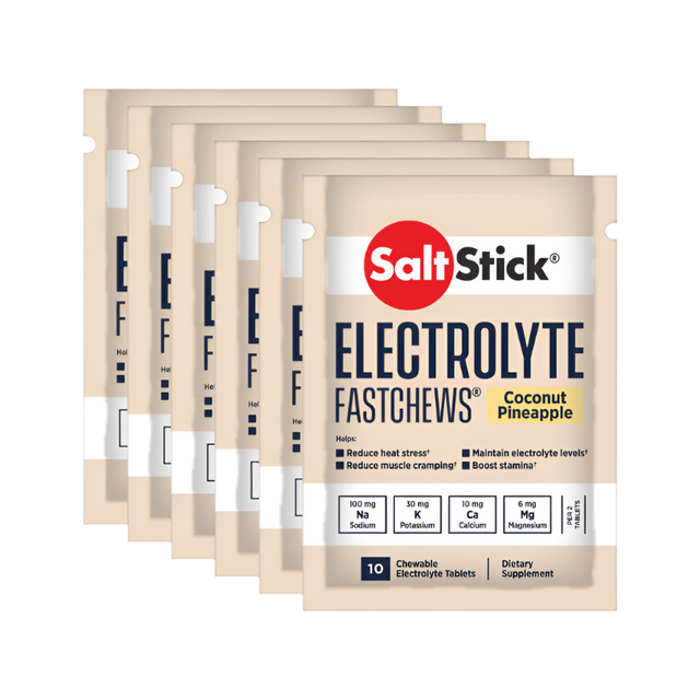 SaltStick - Electrolyte FastChews - Sachet - Coconut Pineapple - 6 Pack