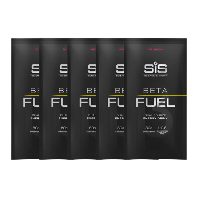 Science In Sport (SIS) - Beta Fuel - Red Berry (80g) - 5 Pack