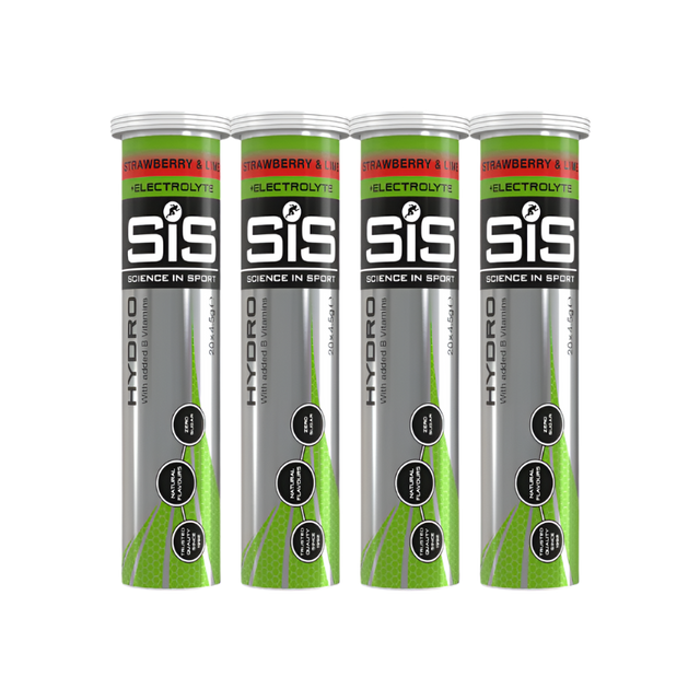 Science In Sport (SIS) - Go Hydro Tablets - Strawberry & Lime - 4 Pack