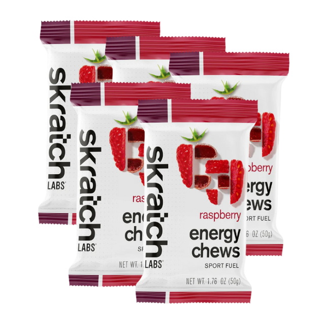 Skratch Labs - Sport Energy Chews - Raspberry - 5 Pack