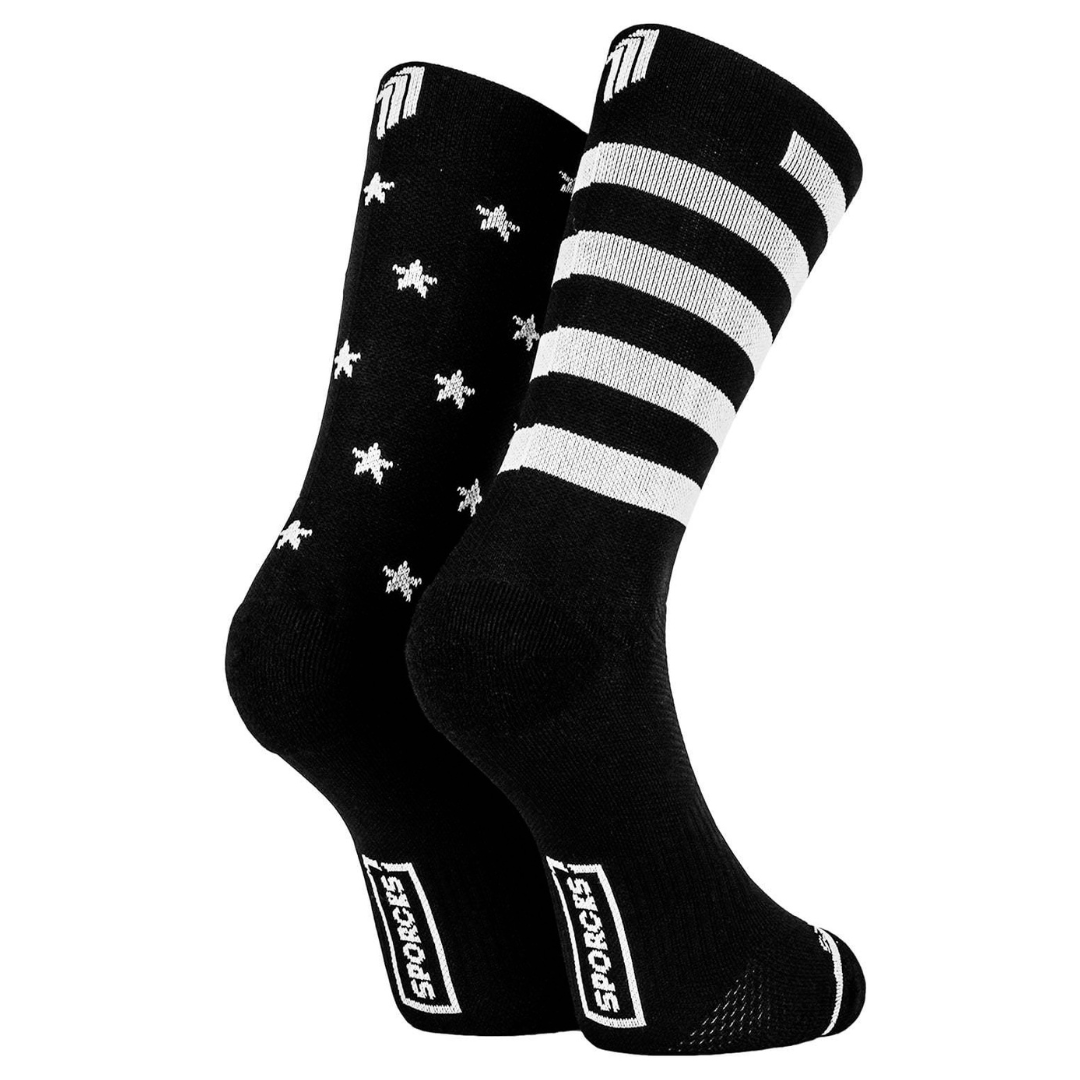 Sporcks Legend Black running sock.